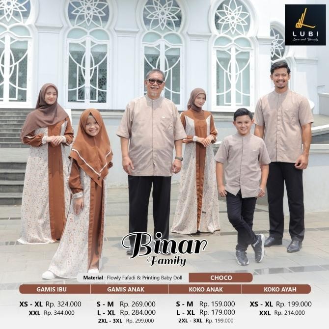 

Best Seller Sarimbit Lubi Binar Choco Stok Terbatas