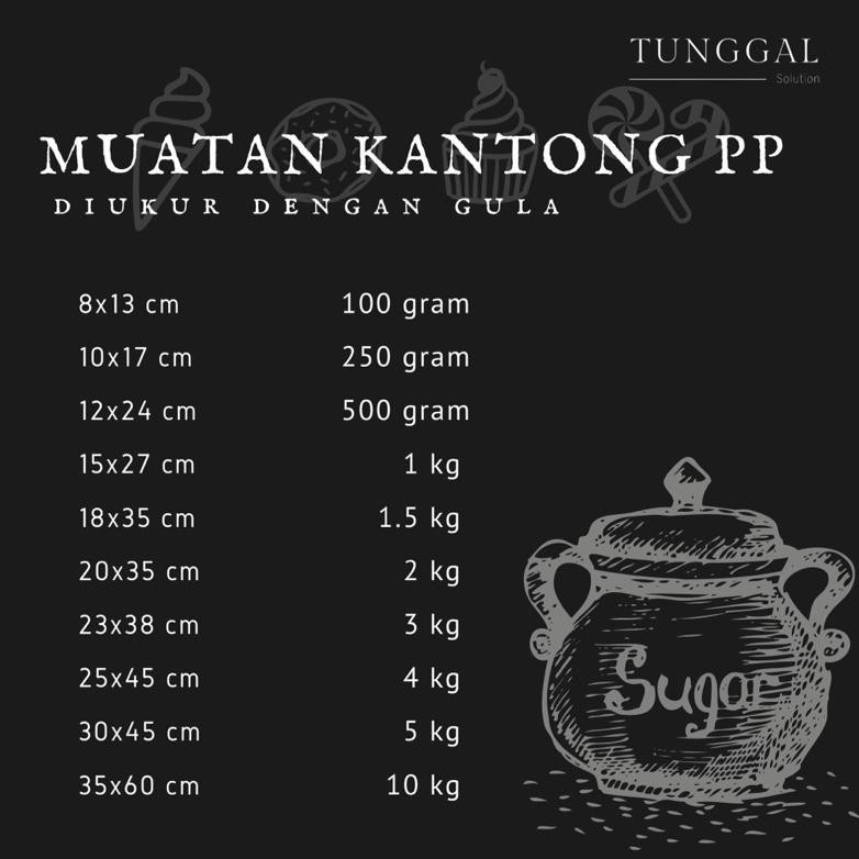 Diskon Besar (Grosir - Per 5 Pack) Kantong Plastik Pp - Siap Pakai. Ukuran 10X17; 10X20; 10X22; 11X1