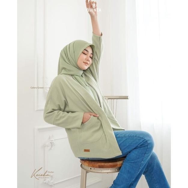 Big Sale Keisha Outer By Quinza | Brandsister Nadheera Luxury | Nadheera Luxury Ori | Cardigan Quinz