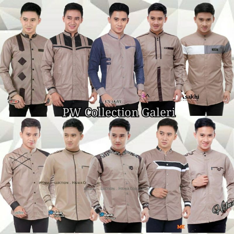 Koko Kurta Pakistan Lengan Panjang  Hilwa Baju Koko Pria Koko Syubbanul Muslimin Koko Azzahir Koko B