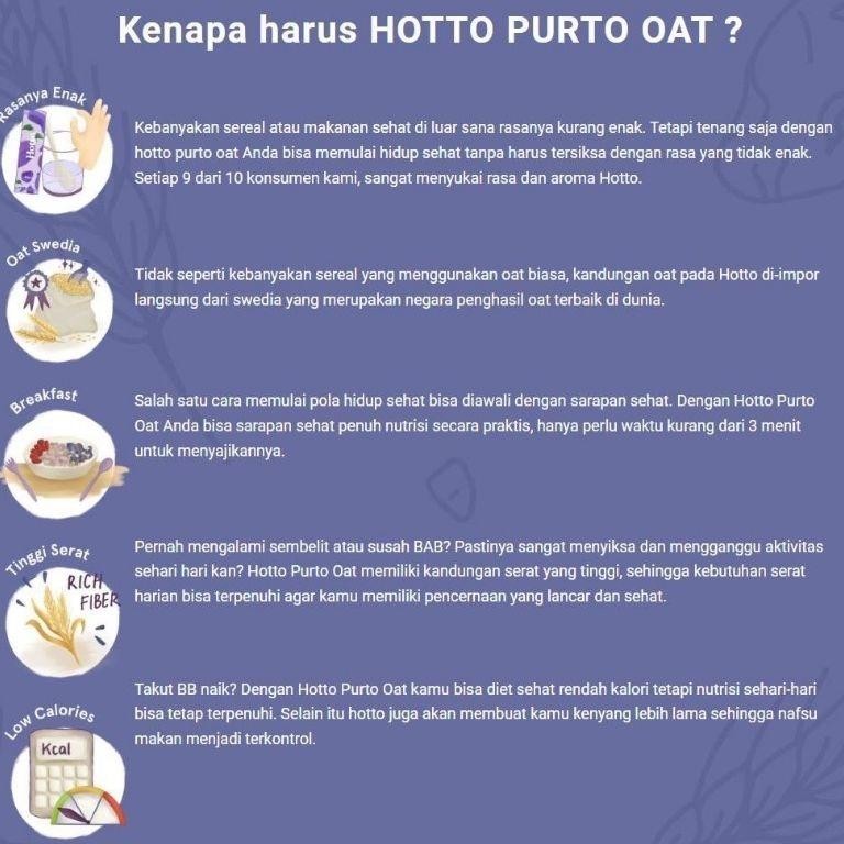 

Hotto Purto Superfood Multigrain With Purple Potato Ubi Ungu - 1 Pouch (16 Sachet) Official Store Terlaris