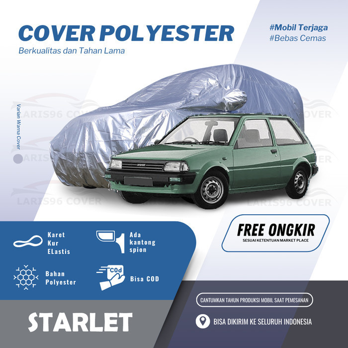 promo Sarung Mobil Starlet Cover Penutup Mantel Mobil Starlet Kapsul
