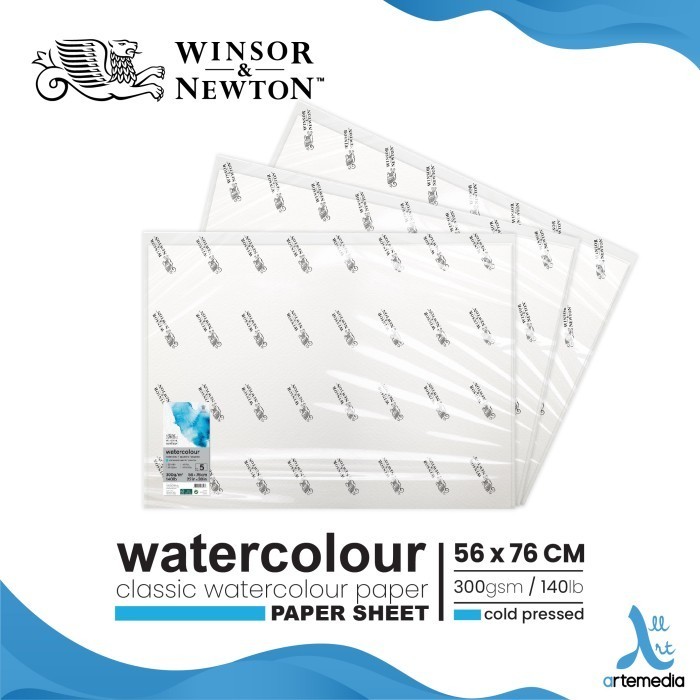 

Kertas Cat Air Winsor & Newton Classic 56X76Cm Watercolor R Sheet