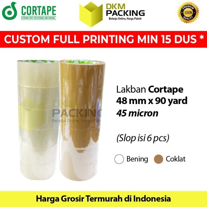 

Lakban 48Mm X 90Yard Plakban Isolasi Opp Tape Ter / Selop