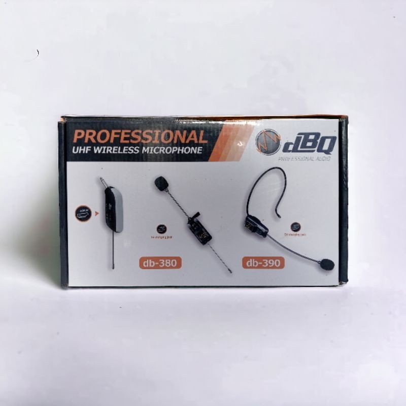 Mic Clip On wireless DBQ DB 380 Mic Jepit DBQ DB 380