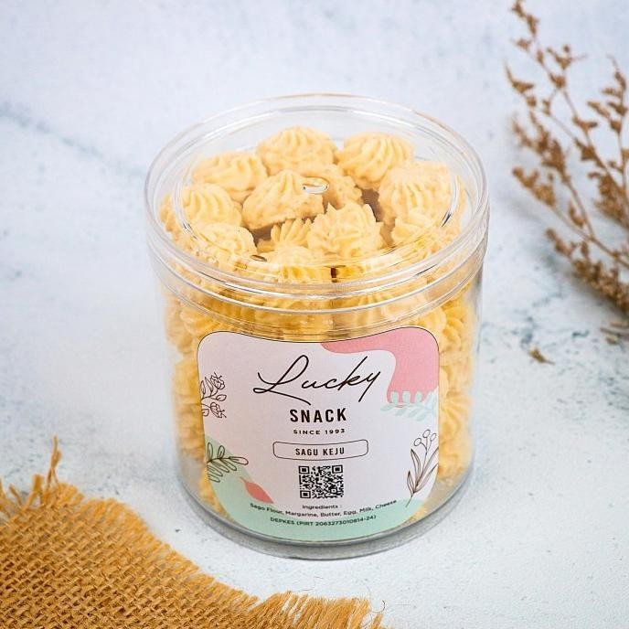 

Kue Kering "SAGU KEJU" Wisman Wijsman Toples Tabung 250 Gram