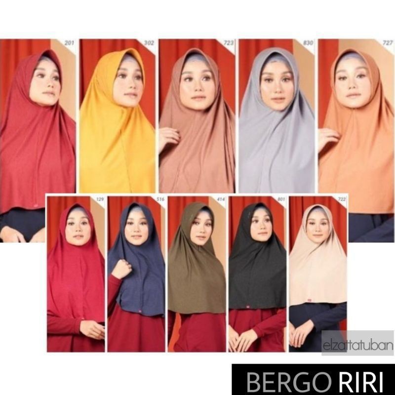 NEW PREMIUM DAILY HIJAB Bergo dauky- Bergo Riri dauky