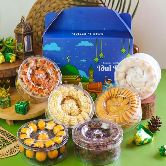 

paket kue kering lebaran/Hampers kue kering isi 6 Premium PS