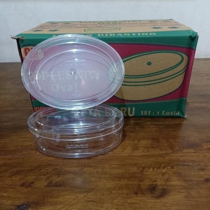 Toples Kue Kering Plastik Vivi/Oval - 250 Gr