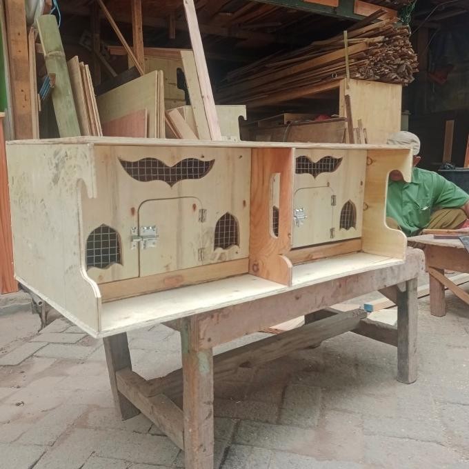 kandang burung dara 2 pintu P35M