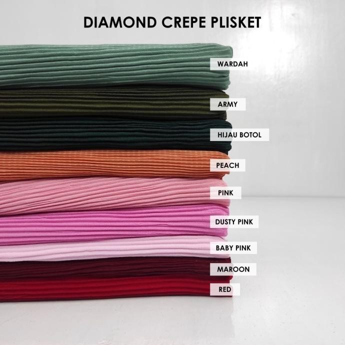 

Kain Plisket / Kain Plisket Diamond Crepe Per 0,5 Meter