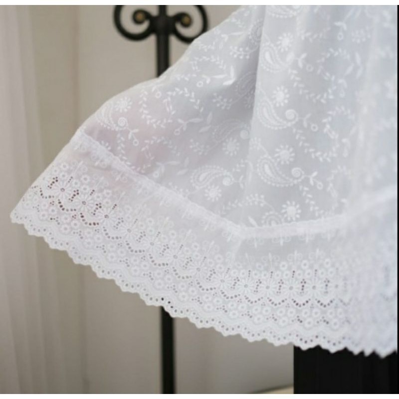 NEW PREMIUM DAILY HIJAB Bergo Putih Jilbab Hijab Kerudung Standard Jumbo Putih Instan Perlengkapan