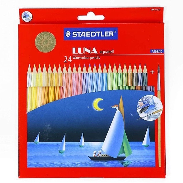 

Sil Warna Staedtler Isi 24 Watercolour + Kuas