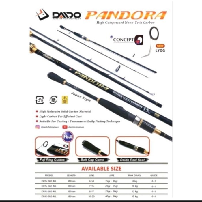 JORAN PANCING DAIDO PANDORA JS SPINNING 180