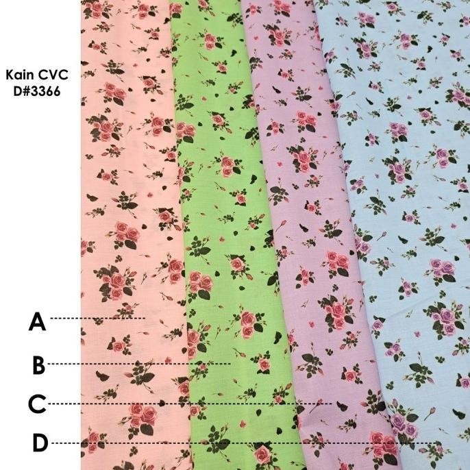 

Kain Katun / Kain Print Cvc D-3366