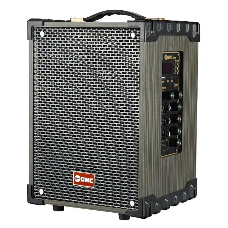 Speaker Portable GMC 899P Bluetooth Karaoke 2 Mic Wireless High Power