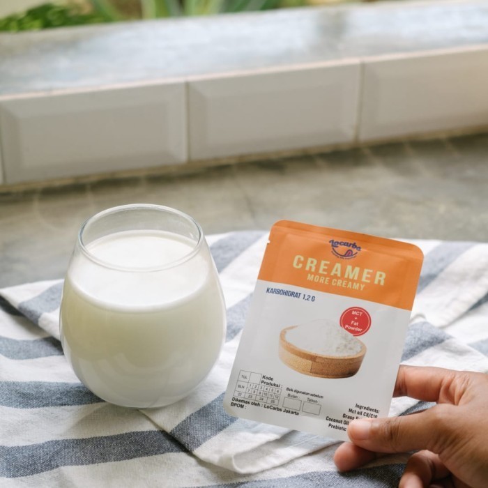 

Ready CREAMER KETO - BULLETPROOF FAT POWDER 8GR- HALAL - 1PACK ISI 5