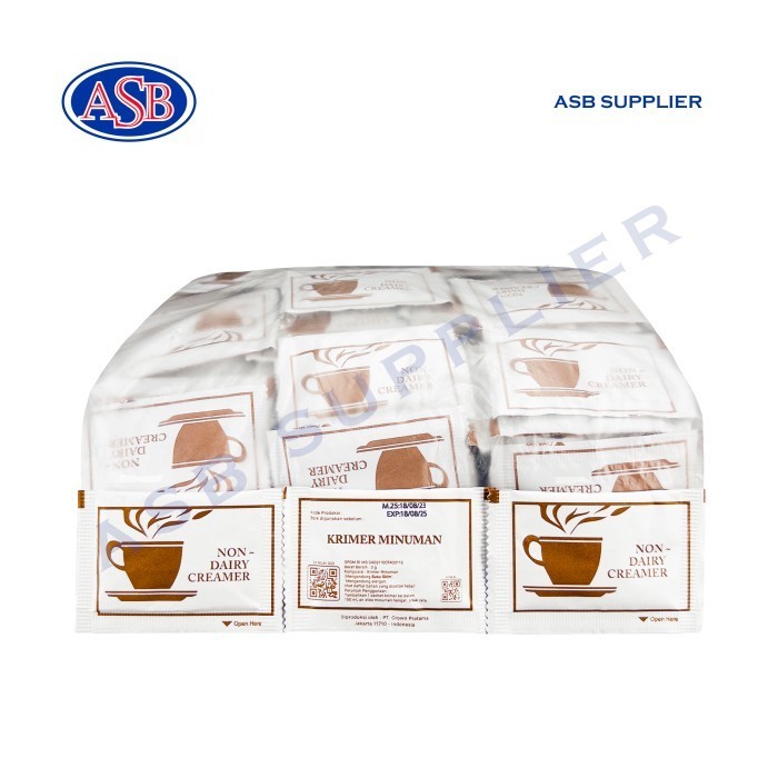 

Ready Creamer Sachet / Krimer Saset Non Dairy (250 Pcs)