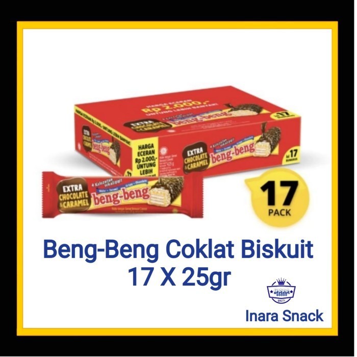 

PROMO SPECIAL Beng beng biskuit coklat 17 X 25 gr