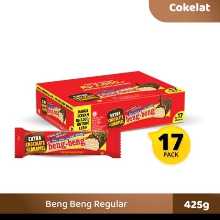 

KOMPLIT Beng-Beng Wafer Karamel Krispi Real Chocolate