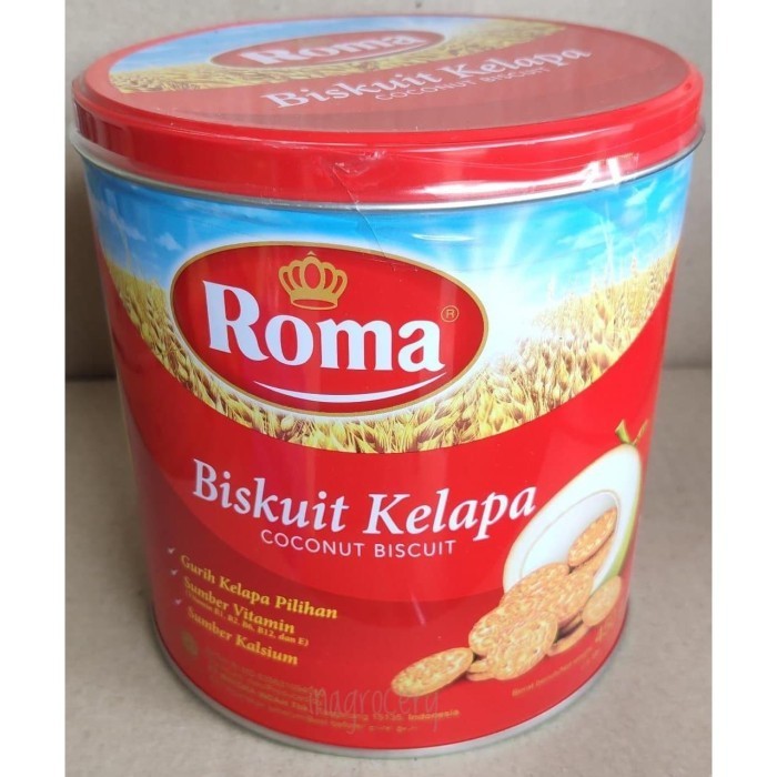 

TERBARU ROMA BISKUIT KELAPA KALENG 450gr