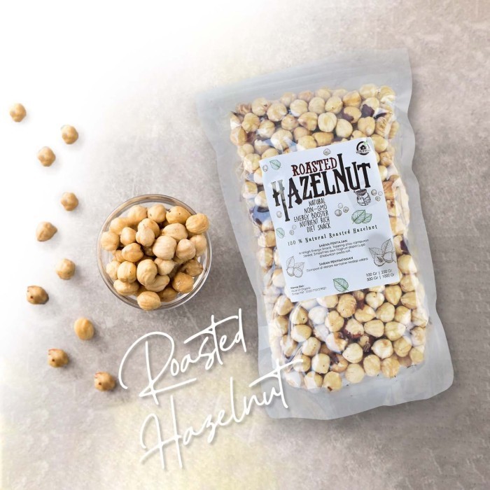 

BERMUTU Roasted Hazelnut ( Kacang Hazelnut Panggang ) - 500 Gr