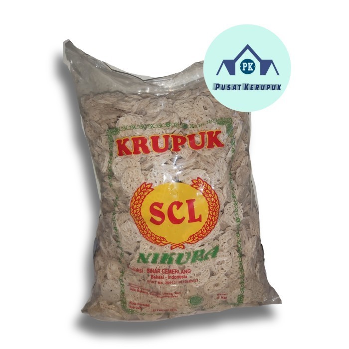 

BOOM SALE Kerupuk SCL/Krupuk Mawar Kecil/Keripik Bunga Mentah 5 kg/bal