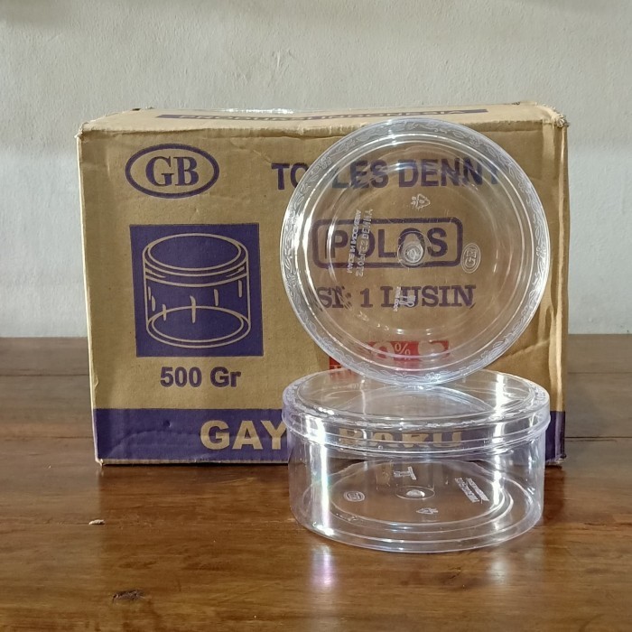 TOPLES KUE KERING PLASTIK DENNY/LINGKARAN - 500 GR