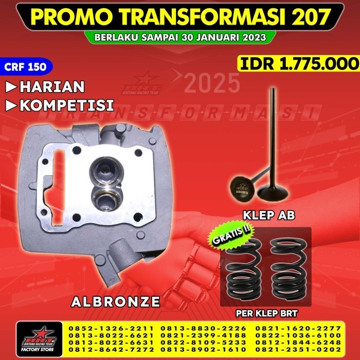 Cylinder Head Crf 150 Brt