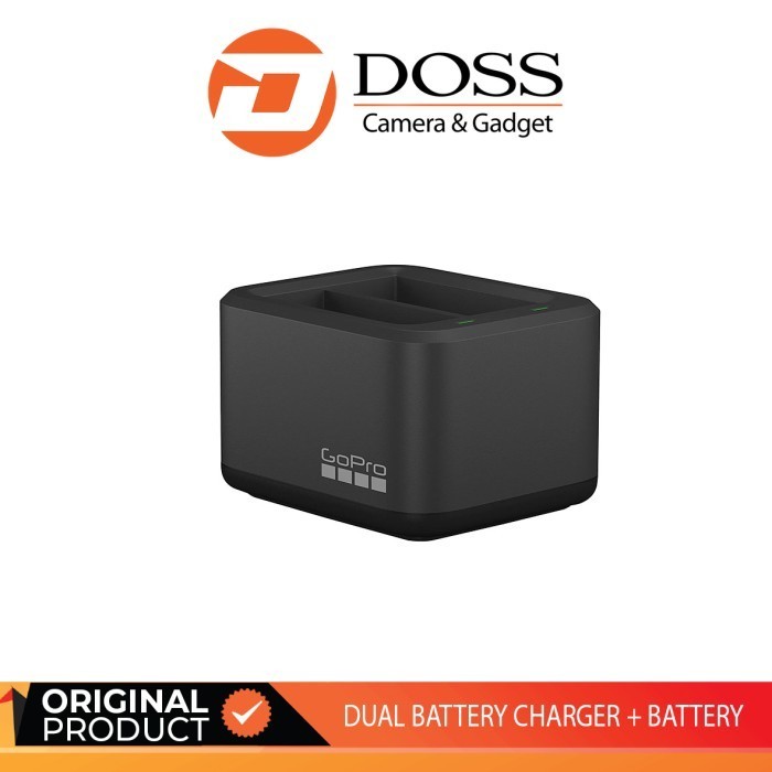 Gopro Hero 9 Dual Battery Charger + Battery Hero 9 Black