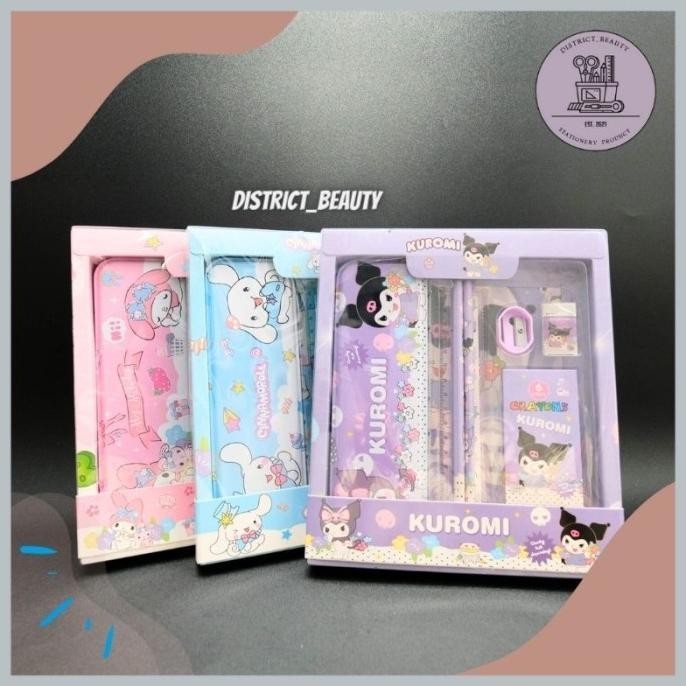 

KOMPLIT SET ALAT TULIS SANRIO KOTAK PENSIL SANRIO HAMPERS KADO ANAK