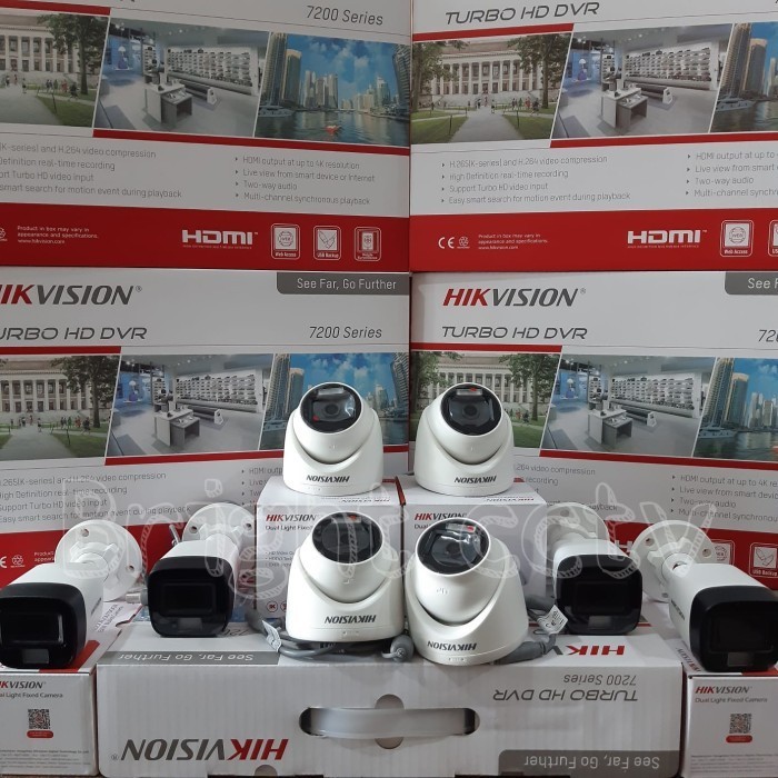 Paket Cctv Hikvision 2Mp 8 Channel 8 Camera