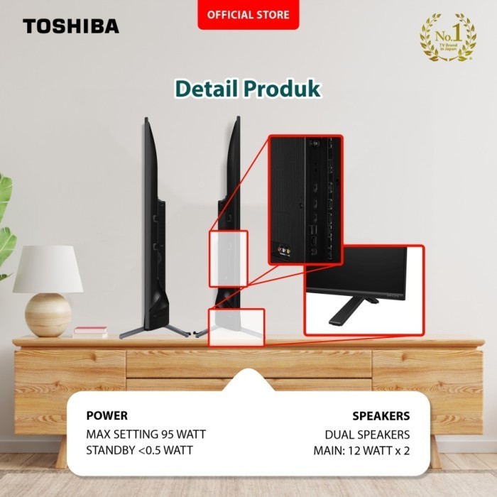 Toshiba 43C350Lp 4K Uhd Hdr Smart Google Tv 43 Inch 43C350