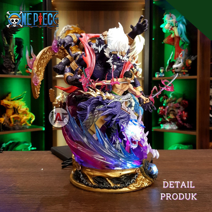 Statue One Piece Roronoa Zoro Ashura Lx Studio Big 35Cm Design Led