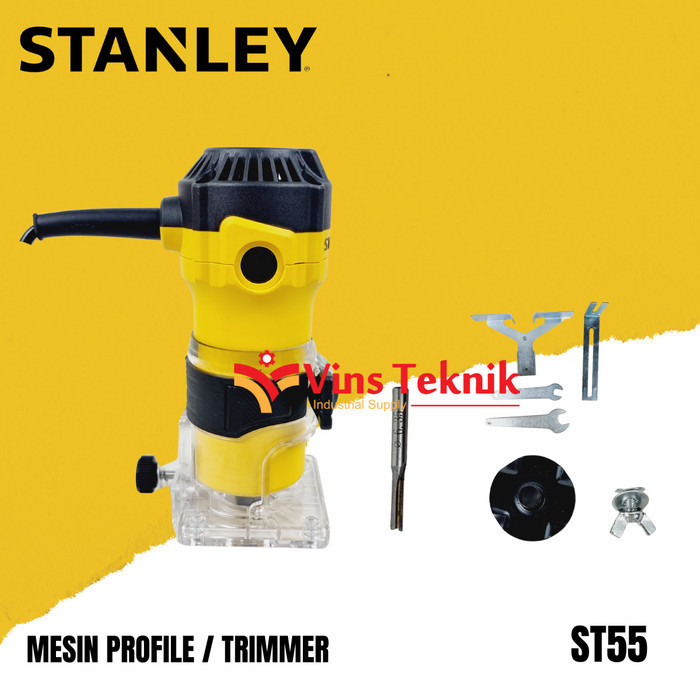 Mesin Profil Kayu Router Trimmer Stanley St55