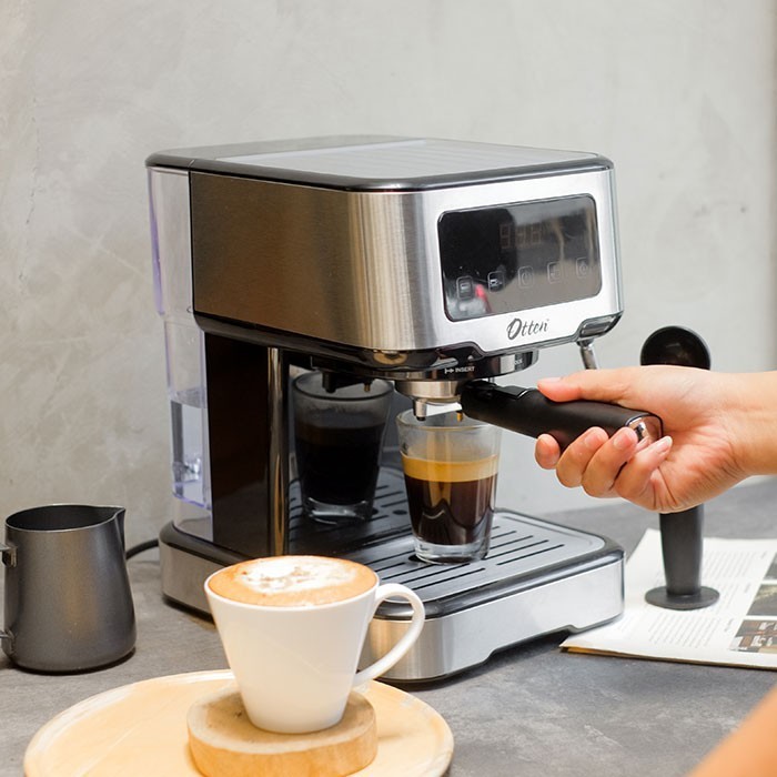Otten - Mesin Kopi Espresso 15Bar (Ottura Layar Sentuh) Coffee Machine