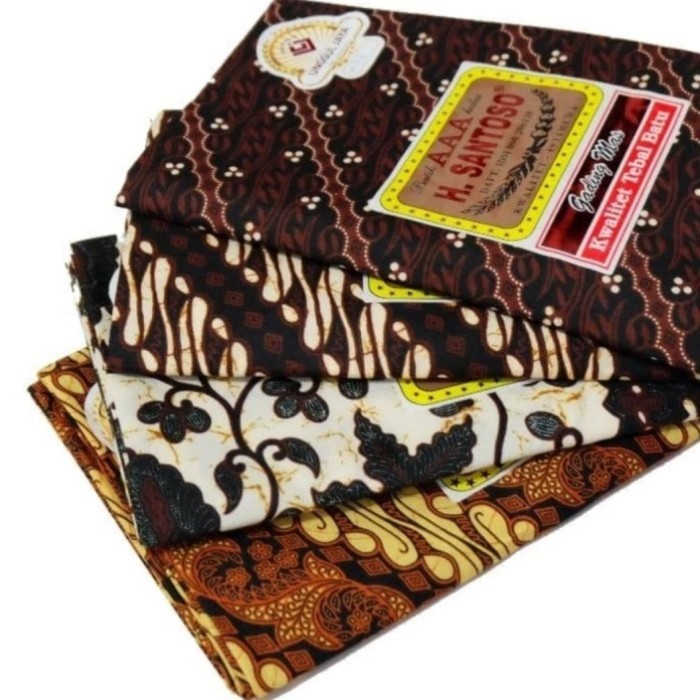 Kain Batik Panjang H Santoso Aaa Kain Halus Tebal