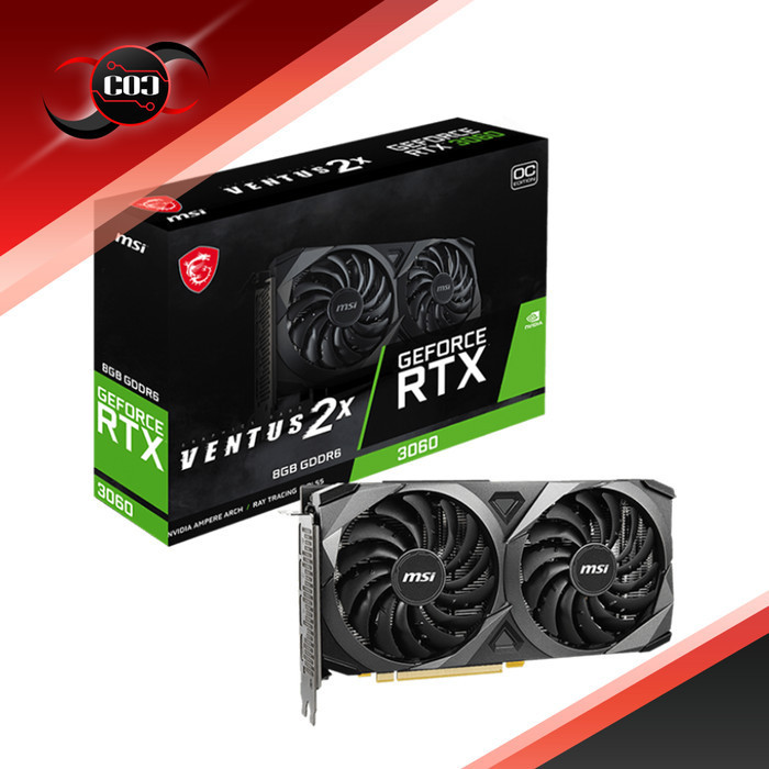 Msi Geforce Rtx 3060 8Gb Ventus 2X Oc