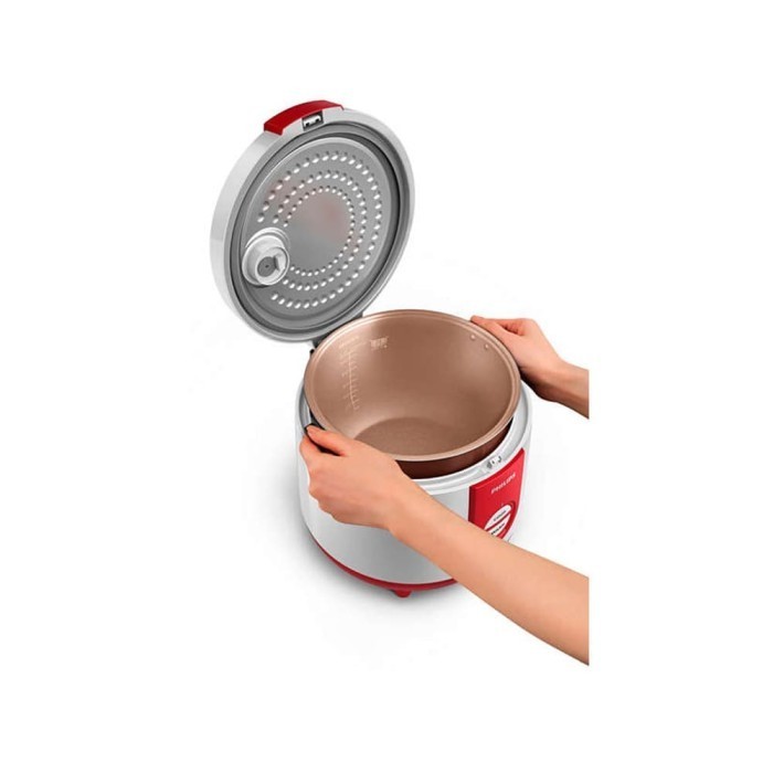 Philips Rice Cooker 2L - Merah - Hd3119/32 - 400 Watt