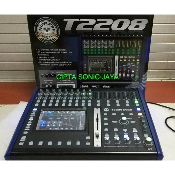 Digital Mixer Toppro - Top Pro T2208 Original Usa Tipe T 2208