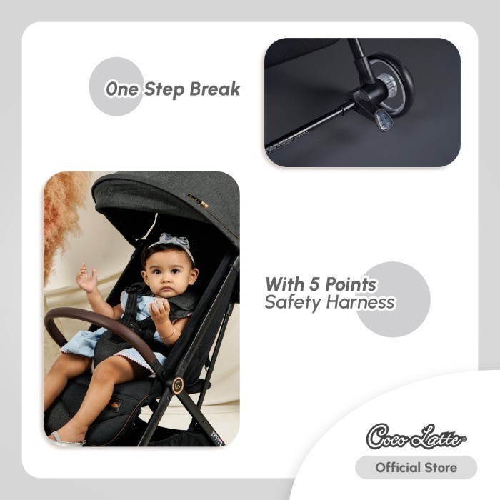 Stroller Cocolatte Vapor Cl 7045 Autofold Teringan