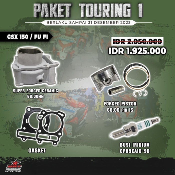 Brt Paket Touring 1 Gsx 150-Fu Fi Bore Up Block Ceramic - Piston 68 Mm