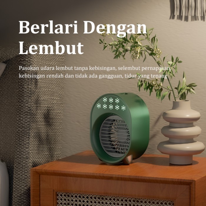 Kivee Kipas Angin Ac Mini Fan Cooler Portable Pendingin Ruangan