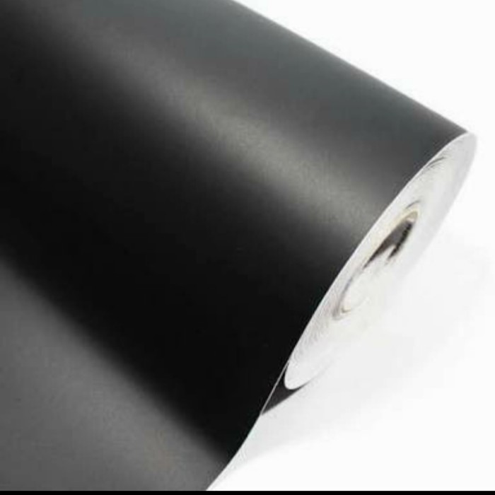 Stiker/Stiker Hitam Putih Doff/Glosi 1 Roll