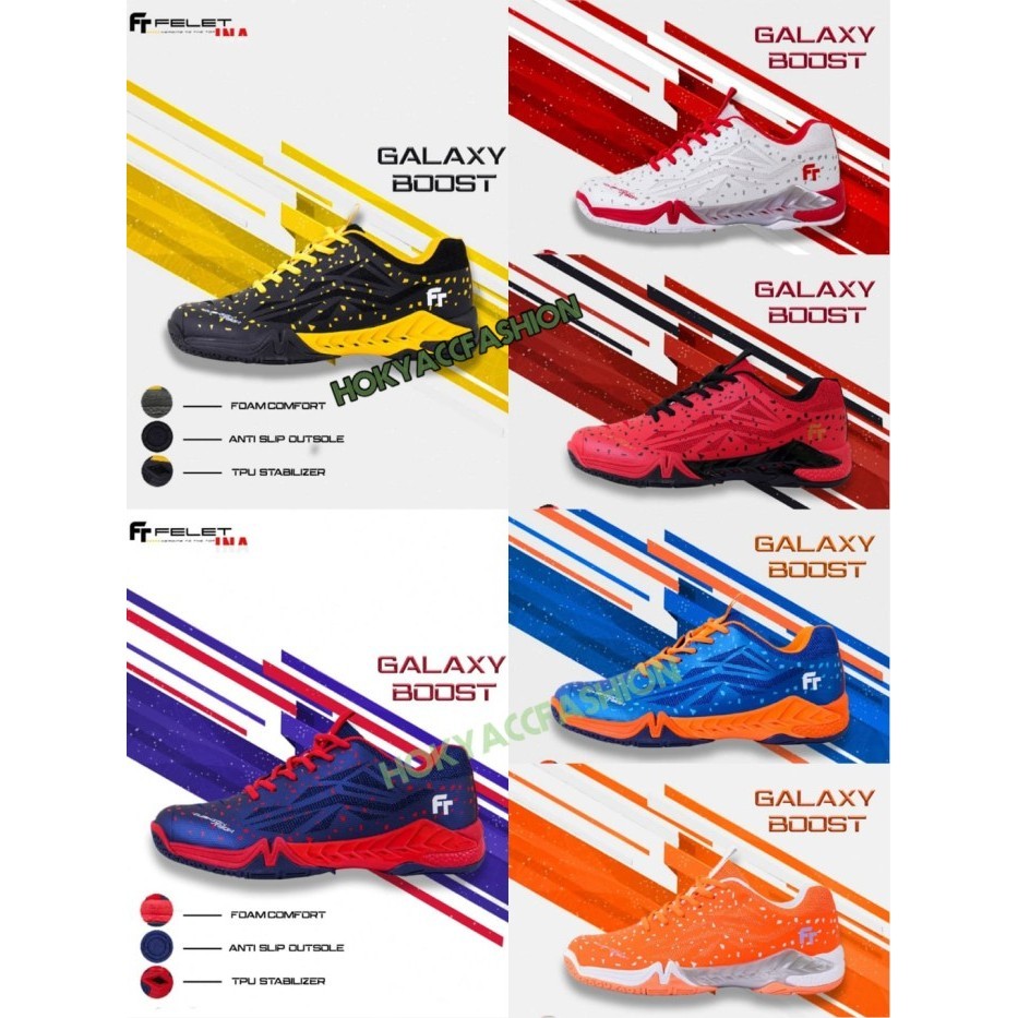Sepatu Badnton Felet Galaxy Boost