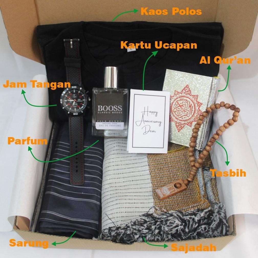 READYY STOCK >>> HAMPERS COWOK PERALATAN SHOLAT MURAH KADO COWOK MUSLIM GIFT BOX KADO ULTAH HAMPERS 