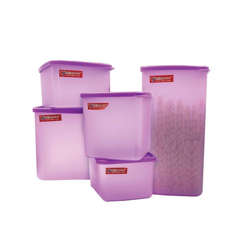 PROMO READY  GBU PLAST TOPLES MAKANAN SEALWARE AYRIS SET OF 5