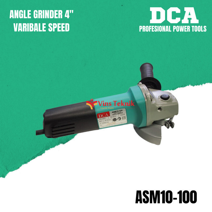 Mesin Gerinda Tangan Dca Asm10-100 Angle Grinder 4Inch Variable Speed