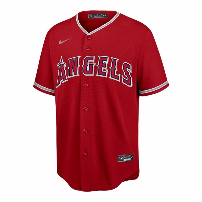 Jersey Baju Mlb Baseball Los Angeles Angels No Majestic