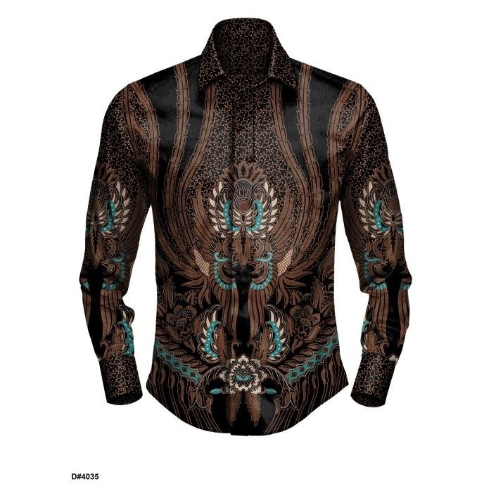 Kain Batik Tulis / Baju Batik Tulis / Pola Baju Batik - 4035 Original